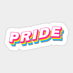 Bisexual+ Pride: Embracing Fluidity Sticker